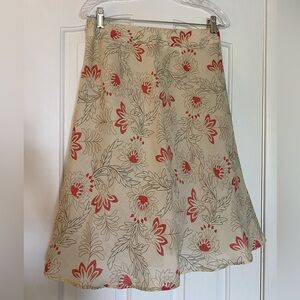 Ann Taylor Loft lined A-line skirt, size 4